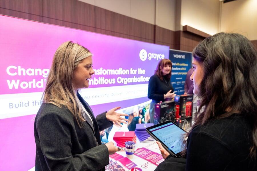 An exhibitor floor brimming with solutions and networking