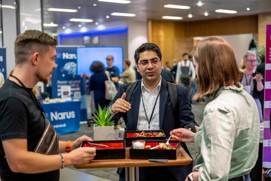 Networking at a previous event in London