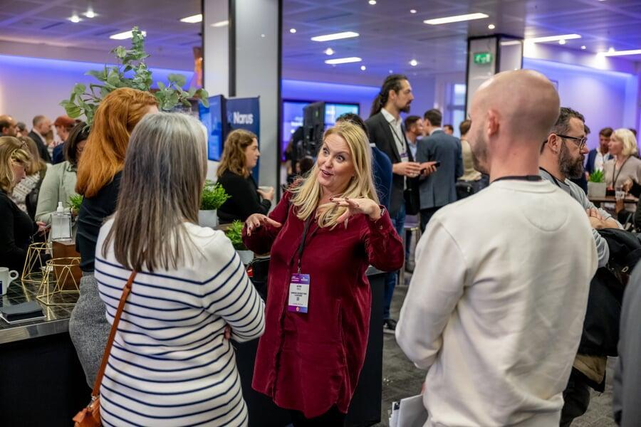 Group attendees in networking